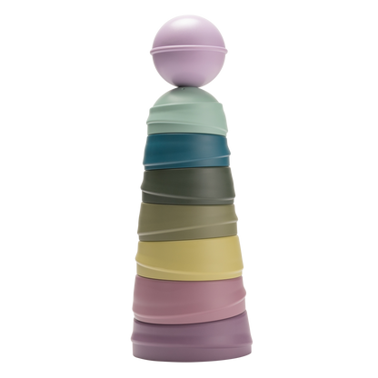 Πύργος Εκμάθησης Σε Έντονα Χρώματα