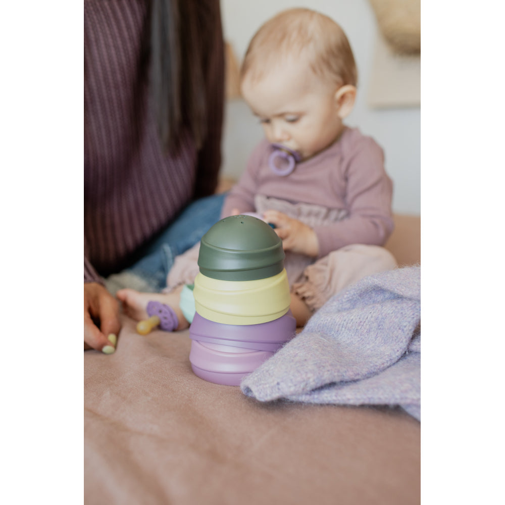 Πύργος Εκμάθησης Σε Έντονα Χρώματα