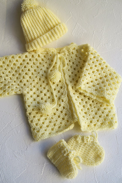 Lemon Knitted Set