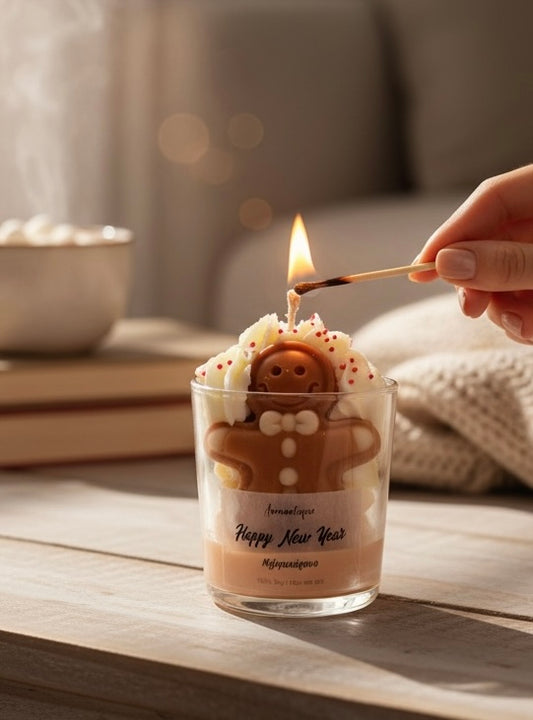 Gingerbread Candle